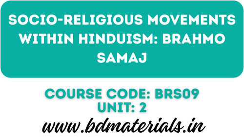 Brahmo Samaj