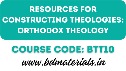Orthodox Theology