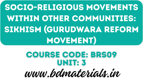 Gurudwara Reform Movement