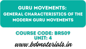 Modern Guru Movements