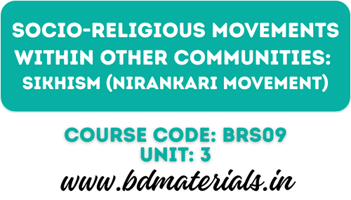 Nirankari Movement