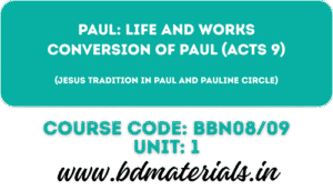 Conversion of Paul (Acts 9)