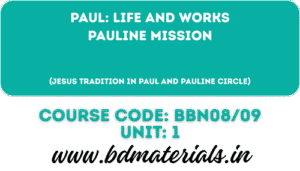 Pauline Mission