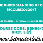 Pauline Understanding of Church
